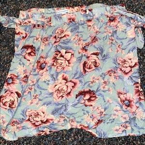 American eagle off the shoulder tube top